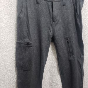 Babakul gray wool blend cargo jogger.